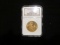 1965 Peru - Gold  -50 Sol - Graded by NGC -  MS66 - Km-230