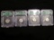 1950s US Dimes - Lot of 4 - Graded by ICG - Various graded from 65 to 68