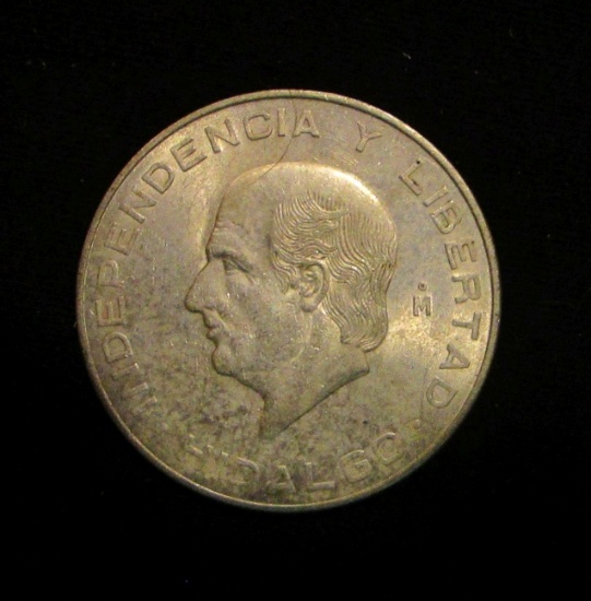 1956 Mexico - 10 Pesos - Ungraded Coin - Hidalgo