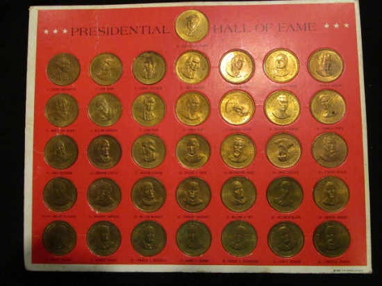 Presidential Hall of Fame - 37 Coins - Complete Set