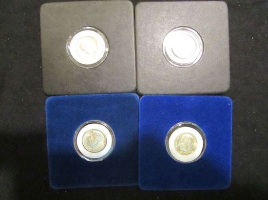 Lot of 4 - US Silver Dimes - 3 1964D and 1963 - Ungraded Coins