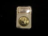 1952 Dominican Republic - 1 Peso - Graded by NGC -MS 64