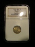 1896TF Peru - 1D - Graded by NGC - MS65