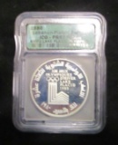 1980 Lebanon Piefort Pattern- 10L -Lake Placid Olympics - Graded by ICG - PR67DCAM