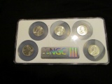 2003D -Uncirculated Set - State Quarters- NGC MS 65