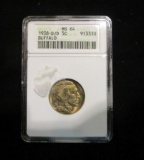 1938D/D US Buffalo Nickel - Graded by ANACS MS64