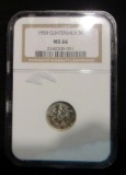 1950 Guatemala - 5 Centavos - Graded by NGC -MS66