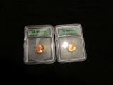 2005S US Pennies - Lot of 2 - Graded PR69 DCAM by ICG