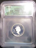 2002 Canada - 5 Cents - Silver - Battle- Vimy Ridge - Graded by ICG - PR69DCAM