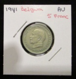 1941 Belgium - 5 Franc - AU - Ungraded