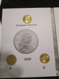 2000-2004 US Sacagawea Dollar - 11 Coins