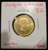 1930 Uruguay - Gold -5 Peso - BU