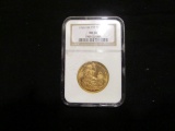 1965 Peru - Gold  -50 Sol - Graded by NGC -  MS66 - Km-230