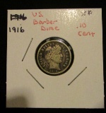 1916 US Barber Dime - XF