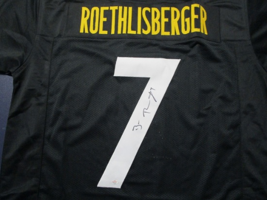 Ben Roethlisberger of the Pittsburgh Steelers signed autographed football jersey PAAS COA 758