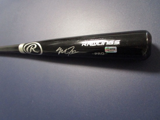 Mike Trout of the Anaheim Angels signed autographed full size baseball bat ERA COA 042