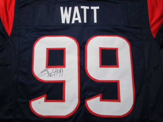 JJ Watt of the Houston Texans signed autographed football jersey PAAS COA 314