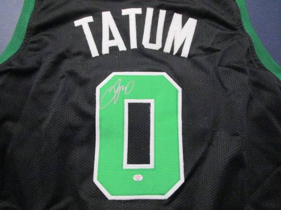 Jason Tatum of the Boston Celtics signed autographed basketball jersey PAAS COA 581