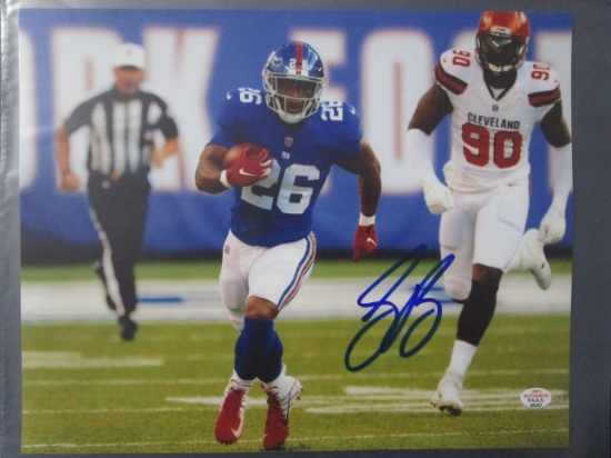 Saquon Barkley of the NY Giants signed autographed 8x10 photo PAAS COA 267