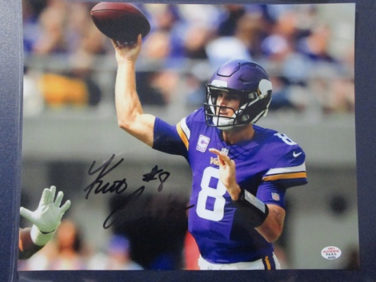 Kurt Cousins of the Minnesota Vikings signed autographed 8x10 photo PAAS COA 385