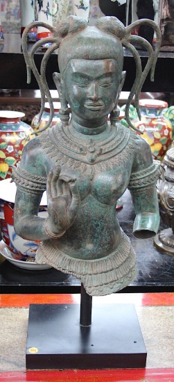 Bronze Buddha torso