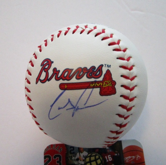 Ronald Acuna,Jr., Altanta Braves, Rookie of the Year, Autographed Baseball w COA