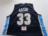Marc Gasol, Memphis Grizzlies star Center, 3 time All Star Autographed Jersey w COA