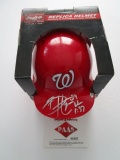 Bryce Harper, Washington Nationals, 6 time All star,Autographed Mini Helmet w COA