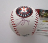 George Springer, 2 time All star and World Series MVP -Autographed Baseball w COA