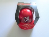 Ryan Zimmerman, 2 time All Star and Golden Glove Winner Autographed Mini Helmet w COA