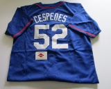 Yoenis CÃ©spedes, NY Mets, 2 Time All Star, Golden Glove Winner, Autographed Jersey w COA