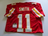 Alex Smith, Kansas City Chiefs Quarterback, 3 time Pro Bowler, Autographed Jersey w COA
