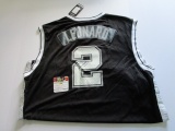 Kawhi Leonard, San Antonio Spurs, NBA Finals MVP, 3 Time All Star Autographed Jersey w COA