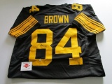Antonio Brown, Pittsburgh Steelers, 7 time Pro Bowl, Autographed Jersey w COA