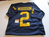 Charles Woodson, U of Michigan, Heisman Trophy Winner, Autographed Jersey w COA