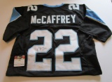 Christian McCaffrey, Carolina Panthers Running back, All Pro Autographed Jersey w COA