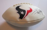 J J Watt, Houston Texans, 3 Time Defensive Player of the Year Autographed Football w COA