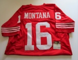 Joe Montana, San Francisco, NFL Hall of Fame, Autographed Jersey w COA