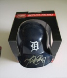 Miguel Cabrera, Detroit Tigers, Triple Crown, 11 time All Time, Autographed Mini Helmet w COA