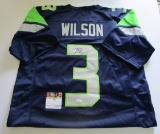 Russell Wilson, Seattle Seahawks, 6 time Pro Bowler, Autographed Jersey w COA