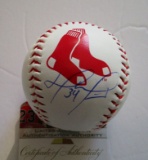 David Ortiz, Boston Red Sox, 10 time All Star,  MVP, Autographed Baseball w COA