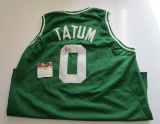 Jayson Tatum, Boston Celtics Forward, All Rookie Team, Autographed Jersey w COA