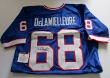 Joe DeLamielleure, Buffalo Bills Guard, NFL Hall of Fame Autographed Jersey w COA