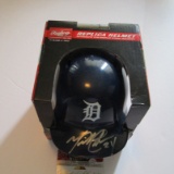 Miguel Cabrera, Detroit Tigers, Triple Crown, 11 time All Time, Autographed Mini Helmet w COAfrom UA