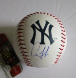 Aaron Judge, NY Yankees, Rookie of the Year, Autographed Baseball w COA