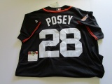 Buster Posey, San Francisco Giants, MVP,6 time All Star, Autographed Jersey w COA