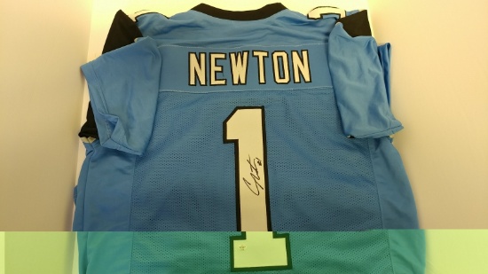 Cam Newton Autographed Jersey