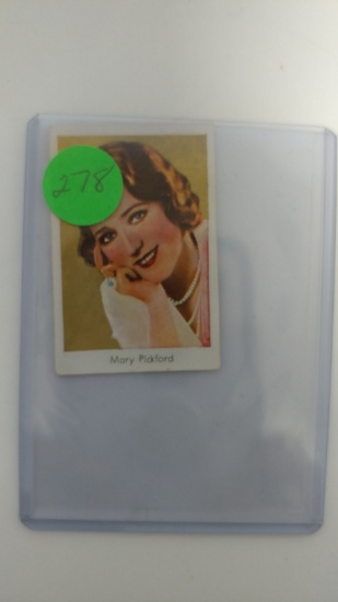 Mary Pickford Cigarrette Card