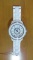Murat Watch mid size white face and band- New with no Box