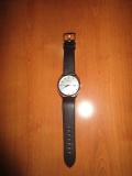 Rose Gold Colored -Murat Watch with Brown Leather Band - New with no Box